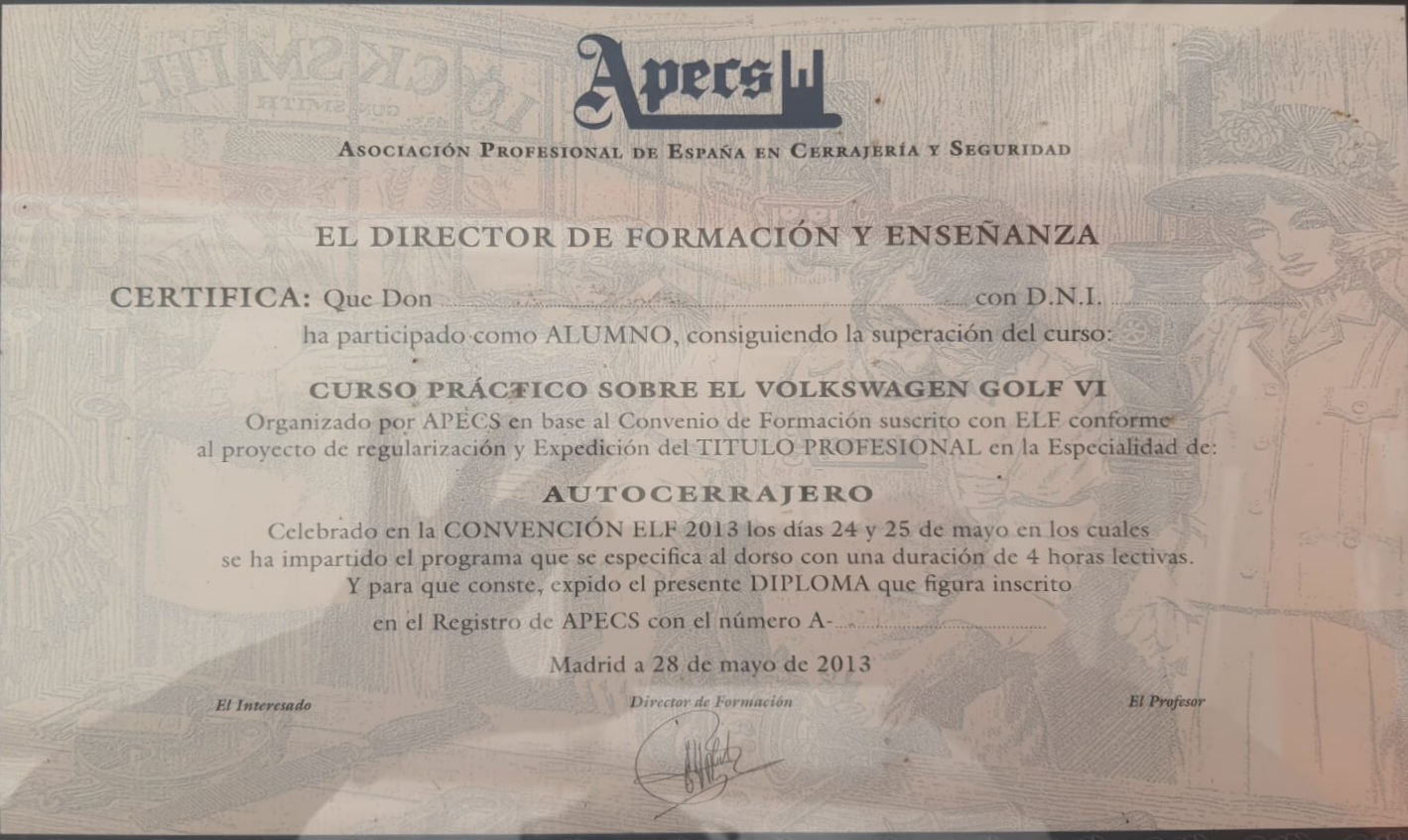 Certification 1